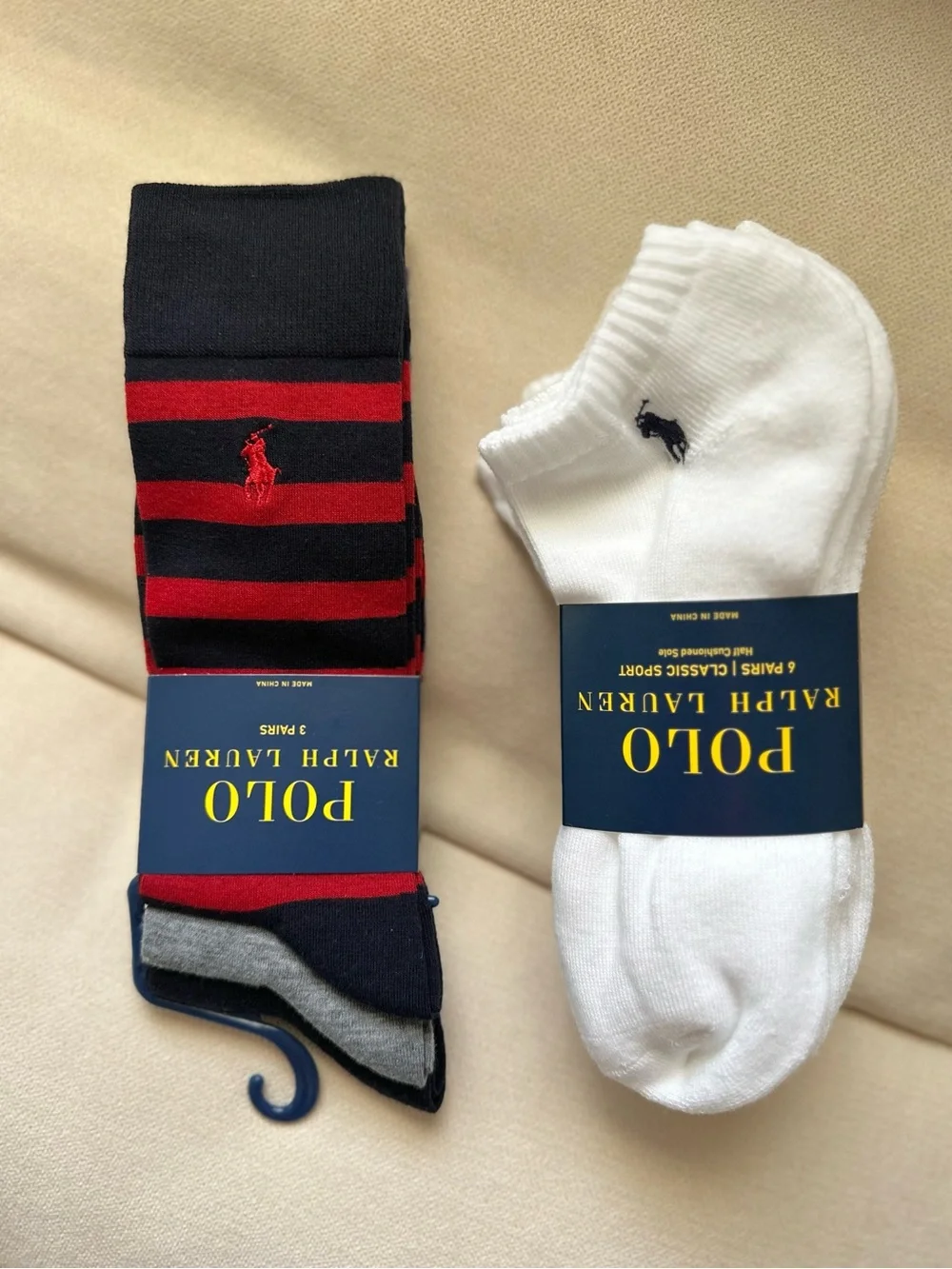 Men’s POLO Ralph Lauren Socks – 9 pairs NEW